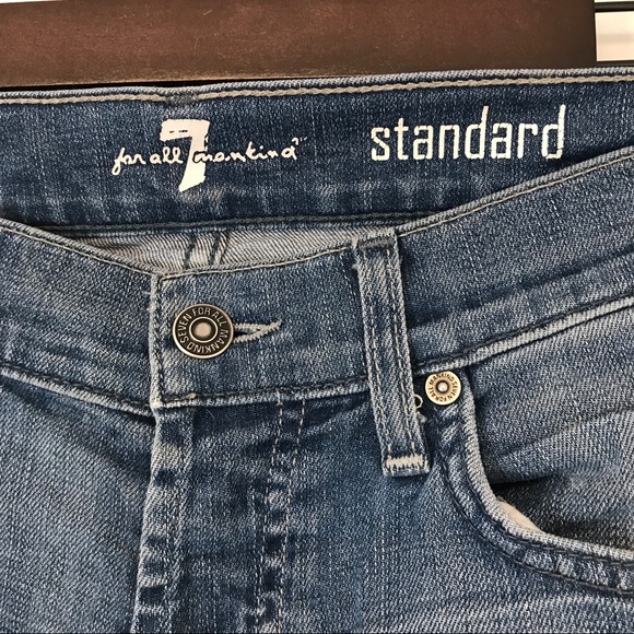 7 for all man kind | Standard mid rise denim jeans - Picture 3 of 8